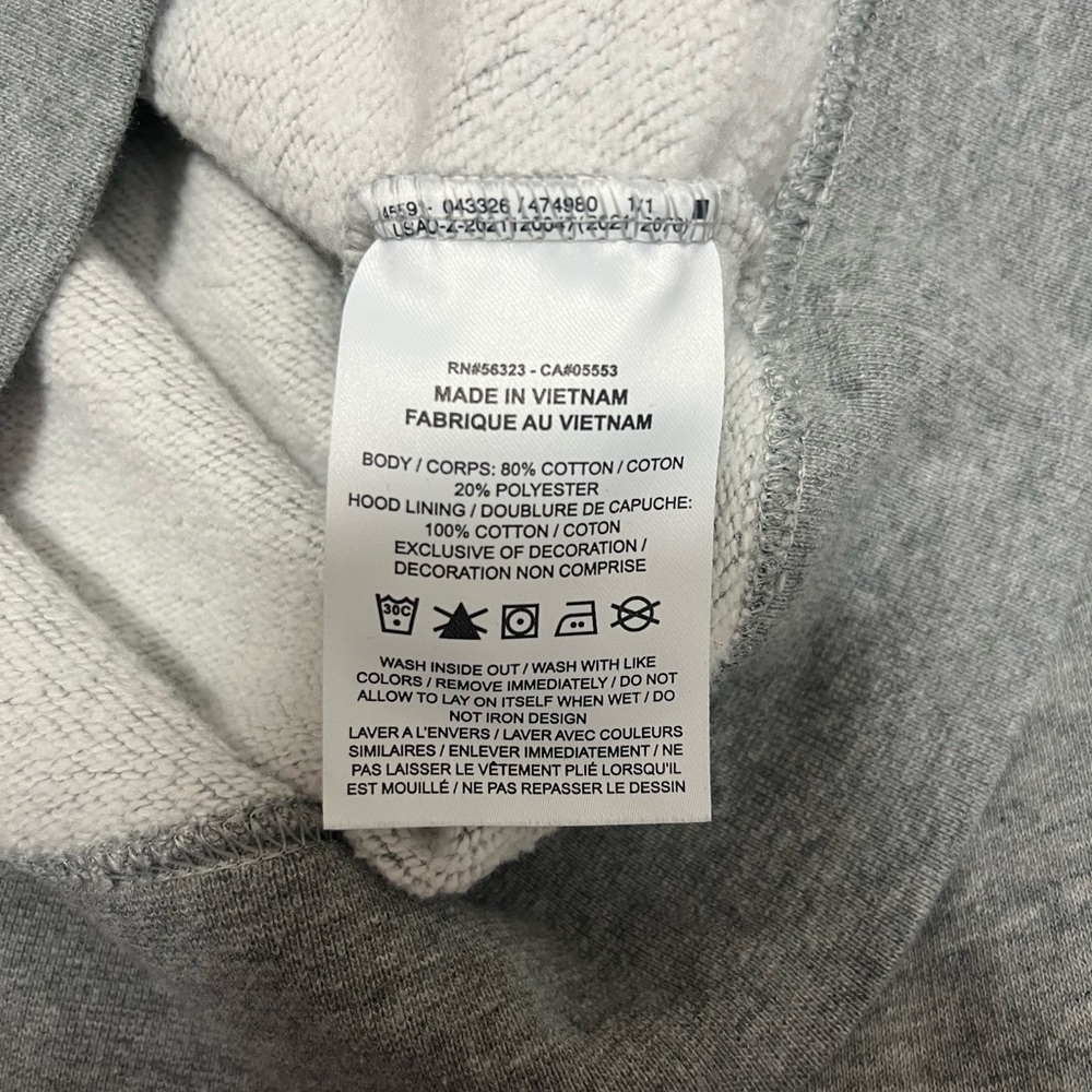 Nike Women’s Heather Gray Pullover Hoodie - Picture 6 of 8